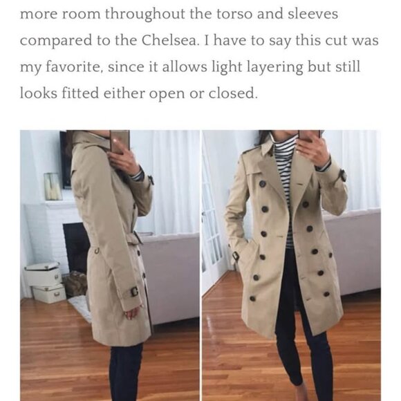 Authentic Burberry Sandringham trench coat Tan (US size 6) Great condition! - Picture 10 of 12